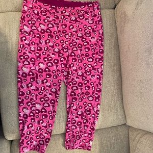 Pink leopard lilly pulitzer leggings xl